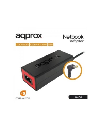 ALIMENTADOR APPROX 65W HP 4.8*1.7MM