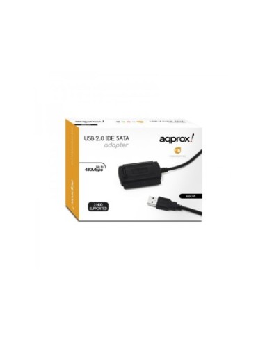 ADAPTADOR APPROX USB 2.0 A IDE-SATA