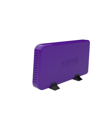 CAJA EXTERNA HDD 3.5" SATA-USB 3.0 APPROX MORADA