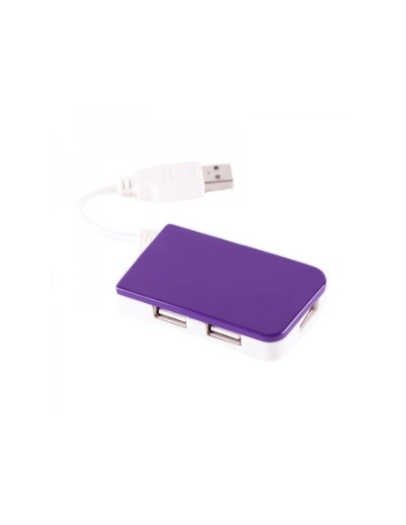 HUB USB 2.0 APPROX 4 PUERTOS MORADO