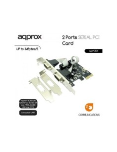 TARJETA PCI-E 2P SERIE APPROX 2