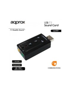 TARJETAS SONIDO APPROX USB 7.1 2