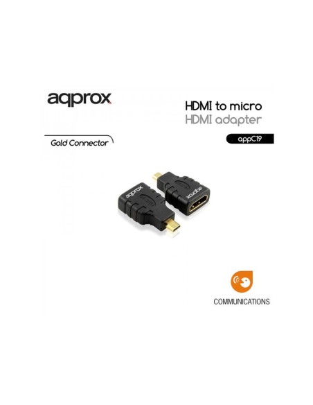 ADAPTADOR APPROX HDMI A MICRO HDMI