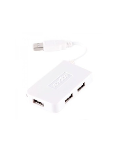 HUB USB 2.0 APPROX 4 PUERTOS BLANCO
