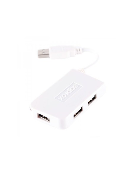 HUB USB 2.0 APPROX 4 PUERTOS BLANCO