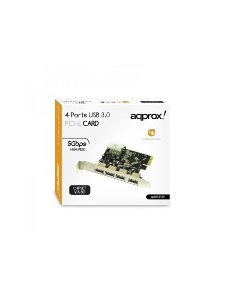 TARJETA PCI-E 4P USB 3.0 APPROX