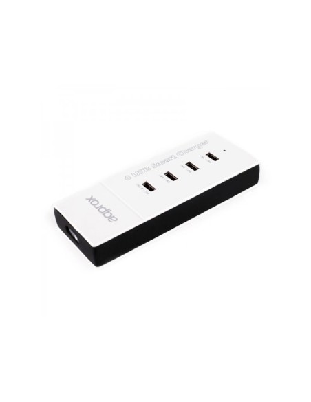 CARGADOR 4X USB APPROX PARED BLANCO