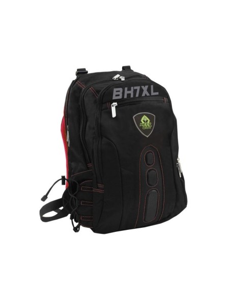 MOCHILA KEEP OUT BK7RXL NEGRA ROJA 17"