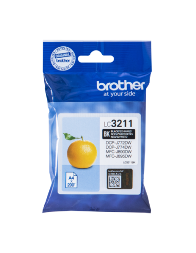 CARTUCHO BROTHER LC3211BK 200PG NEGRO