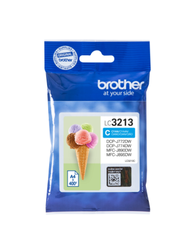 CARTUCHO BROTHER LC3213C 400PG CIAN