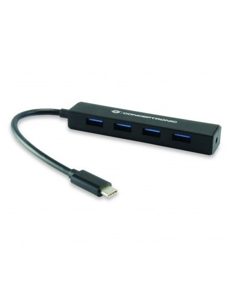 HUB CONCEPTRONIC USB-C A USB 3.0 4 PUERTOS