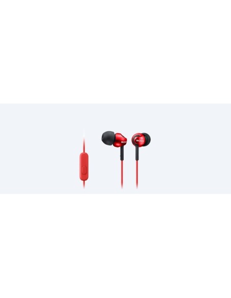 AURICULAR SONY EX110AP ANDROID ROJO CON MICRO