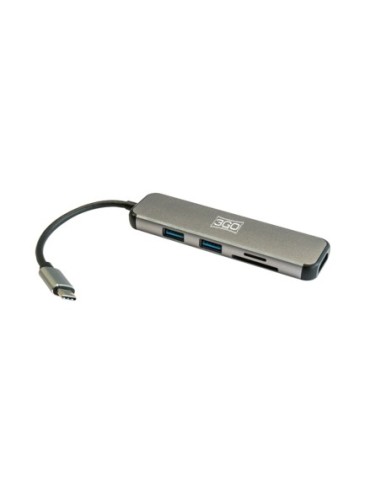 HUB 3GO USB 3.0 USB-C 2P USB-A + CR + HDMI