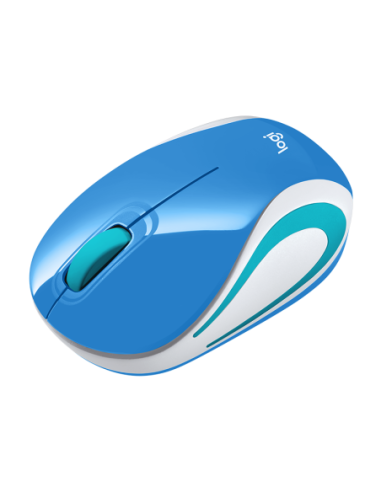 RATON LOGITECH WIRELESS M187 MINI AZUL