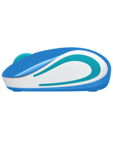 RATON LOGITECH WIRELESS M187 MINI AZUL