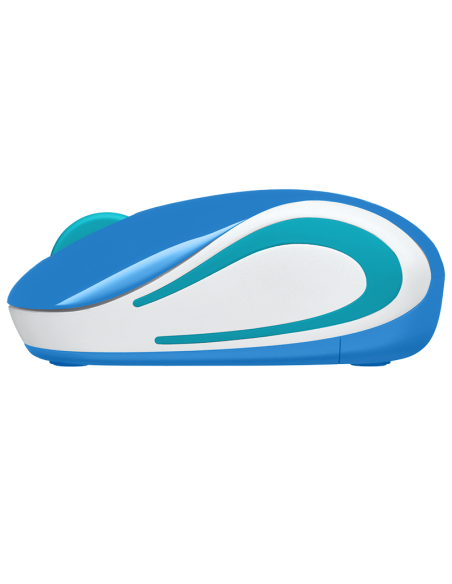 RATON LOGITECH WIRELESS M187 MINI AZUL