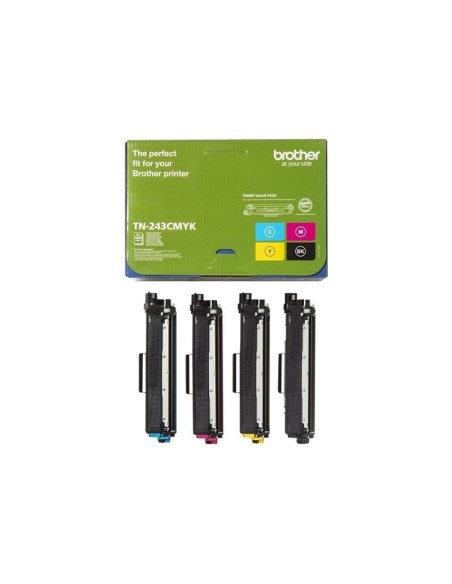 TONER BROTHER TN243 KIT 4 COLORES 1000PG