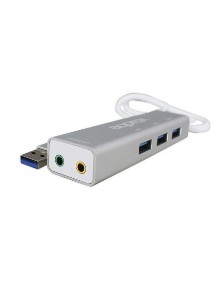 TARJETA DE SONIDO APPROX USB 5.1 + 3 X USB 3.O HU