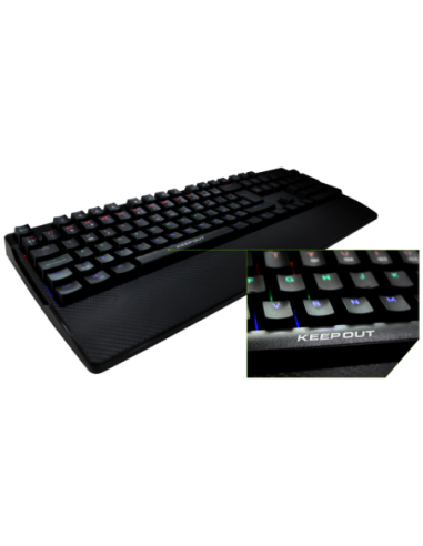 TECLADO KEEP-OUT F115 NEGRO MECANICO