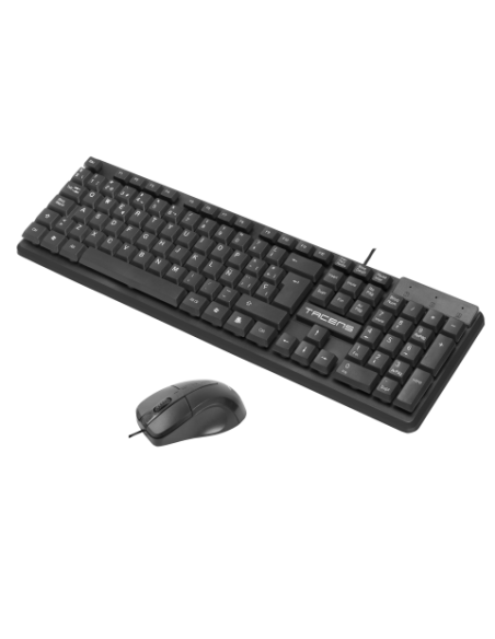 KIT TACENS ANIMA TECLADO + RATON ACP0 NEGRO