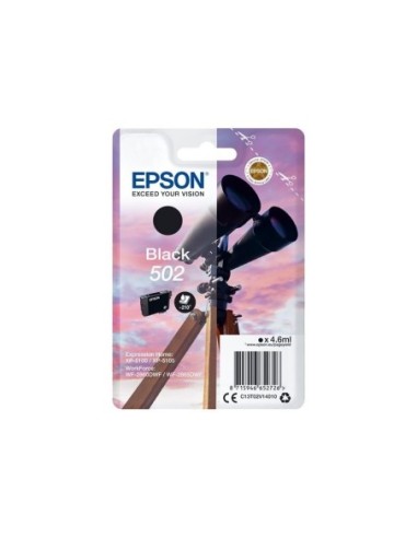 CARTUCHO EPSON 502 (BINOCULARES) NEGRO