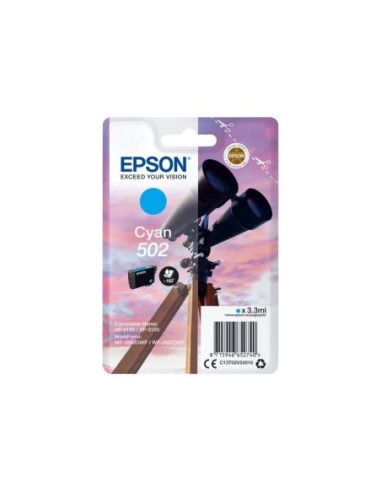 CARTUCHO EPSON 502 (BINOCULARES) CIAN