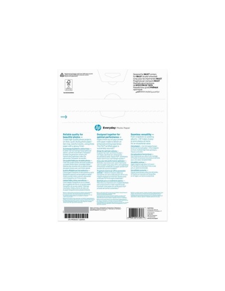 HP PAPEL FOTOGRAFICO GLOSSY 200G M2 100 HOJAS