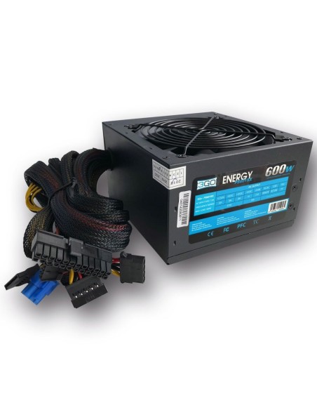 FUENTE ALIMENTACIÓN 600W PPFC 3GO (5XSATA+12CM+PCIX6PIN)
