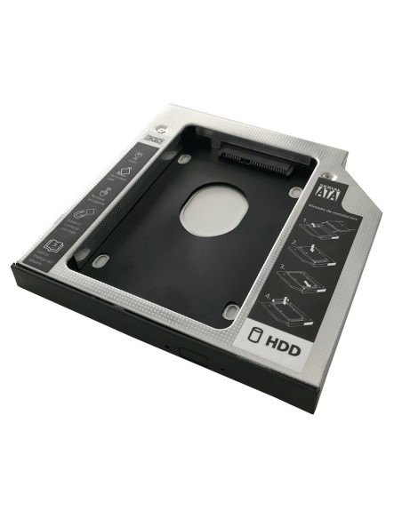 ADAPTADOR 3GO HDD-SSD PORTATIL 12.7MM