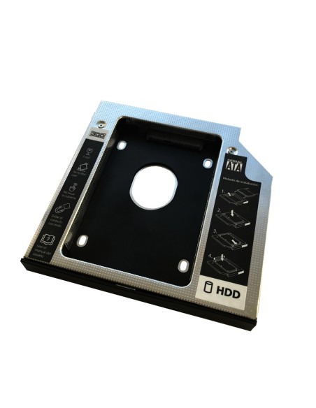 ADAPTADOR 3GO HDD-SSD PORTATIL 12.7MM