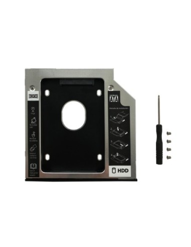 ADAPTADOR 3GO HDD-SSD PORTATIL 12.7MM