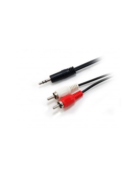 CABLE EQUIP AUDIO JACK 3.5MM MACHO A 2XRCA MACHO