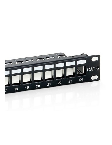 PANEL EQUIP 24P (PATCHPANEL) 1U SIN...