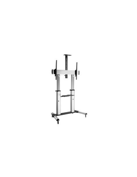 SOPORTE DE TV EQUIP 60" A 100" CON RUEDAS Y ESTANT