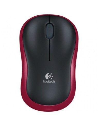 RATON LOGITECH WIRELESS M185 ROJO