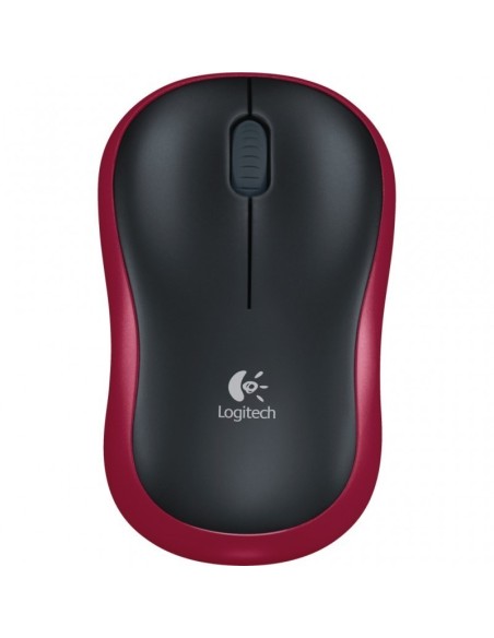 RATON LOGITECH WIRELESS M185 ROJO