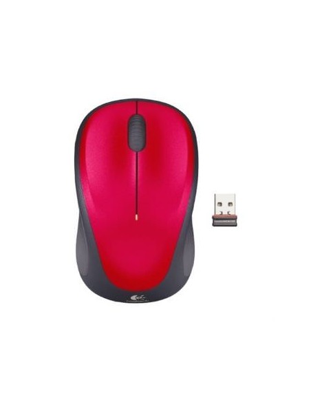 RATON LOGITECH WIRELESS M235 ROJO NANO RECEPTOR