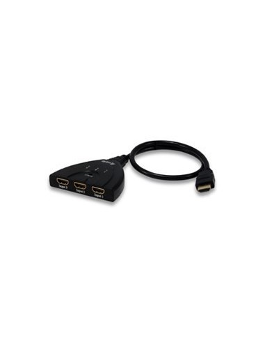 SWITCH HDMI EQUIP 3X1 FULL HD COMPACTO