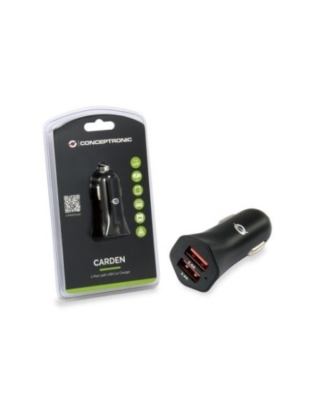 CARGADOR USB COCHE CONCEPTRONIC 24W