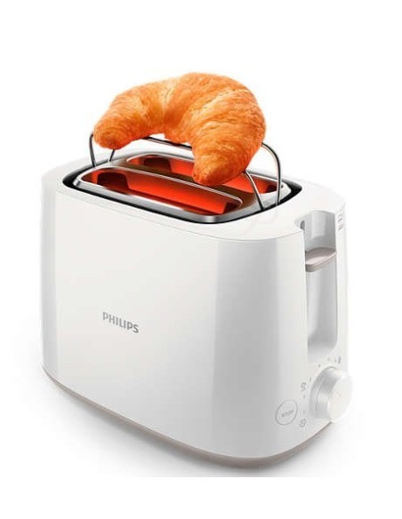 TOSTADORA PHILIPS DAILY 2 SLOT HD2581 800W BLANCO