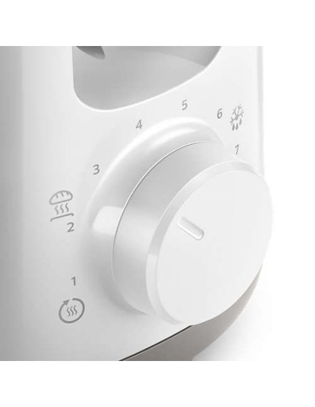 TOSTADORA PHILIPS DAILY 1 SLOT HD2590 1030W BLANCO