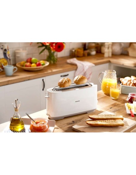 TOSTADORA PHILIPS DAILY 1 SLOT HD2590 1030W BLANCO