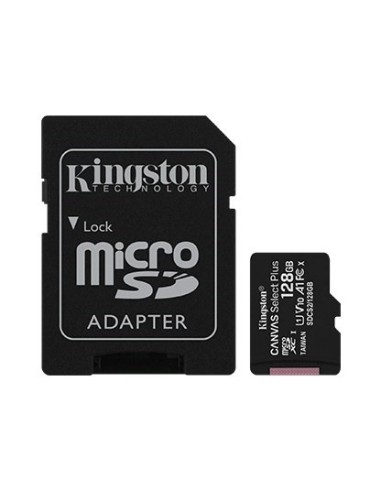 MEMORIA MICRO SD 128GB KINGSTON CLASE 10 UHS-I