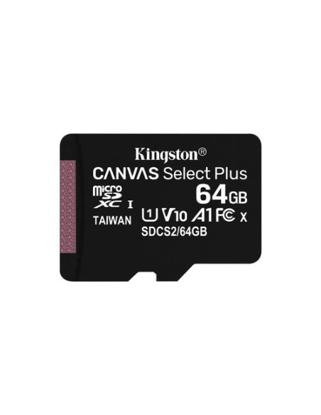 MEMORIA MICRO SD 64GB KINGSTON CLASE 10 UHS-I