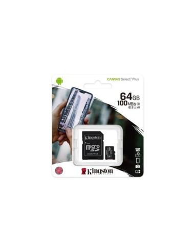 MEMORIA MICRO SD 64GB KINGSTON CLASE...
