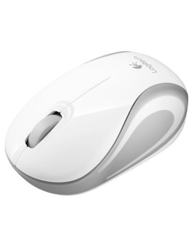 RATON LOGITECH WIRELESS M187 MINI BLANCO