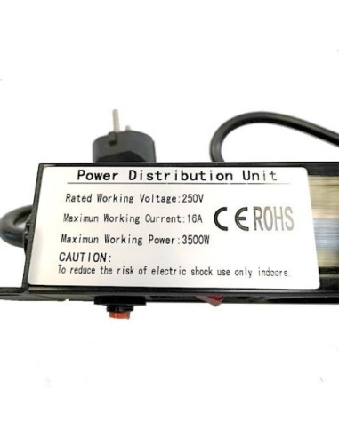 REGLETA 8 TOMAS PG PARA RACK 19"...