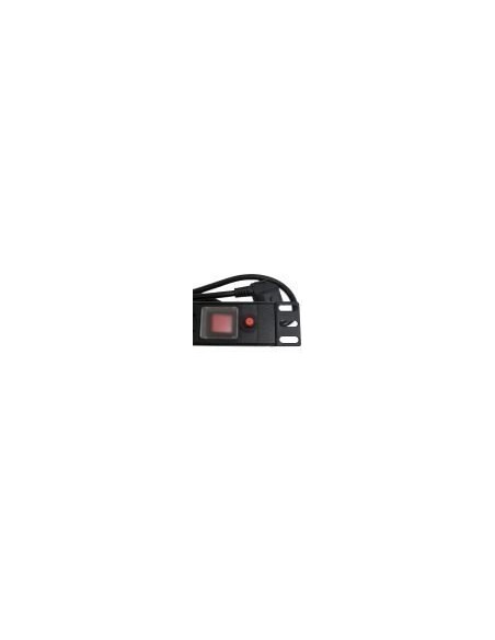 REGLETA 8 TOMAS PG PARA RACK 19" INTERRUPTOR PROTE