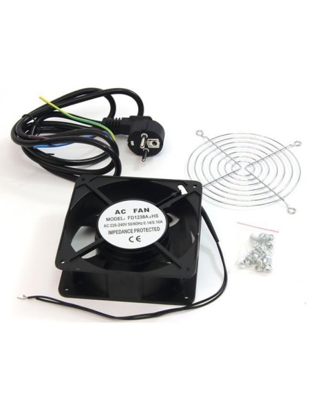 VENTILADOR PG 12 CM PARA ARMARIO RACK