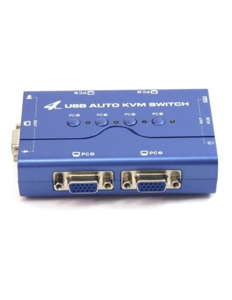 DATA SWITCH KVM 4 PUERTOS USB PG
